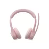 Logitech 981-001412 Kopfhörer/Headset Kabellos Bügel Büro/Callcenter Bluetooth Rose