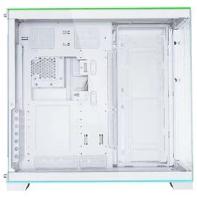 Lian Li O11 Dynamic EVO RGB PC-Gehäuse Bundle HydroShift II LCD-S 360TL AiO + 3x UNI FAN SL-INF 120 Reverse Blade Lüfter - Weiß