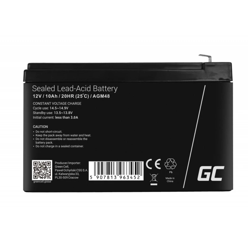 Grün Cell AGM48 USV-Batterie Blei-Säure (VRLA) 12 V 10 Ah