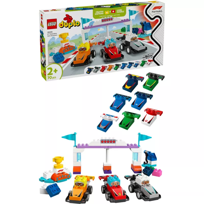 LEGO DUPLO 10445 F1 Team Rennwagen & Fahrer