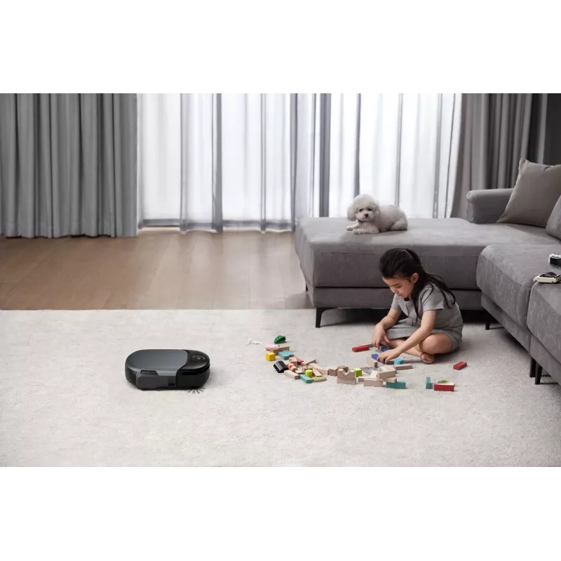 Anker Eufy | Saugroboter mit All-in-One-Station | Omni S1 | Nass- und Trockenreinigung | Betriebsdauer (max.) 216 min | 4600 mAh | 8000 Pa | Grau