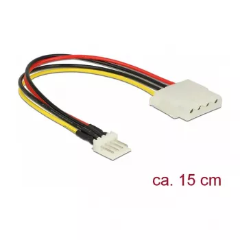 Internes Stromkabel DeLOCK 85456 0,15 m Floppy auf Molex