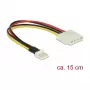 Internes Stromkabel DeLOCK 85456 0,15 m Floppy auf Molex
