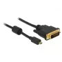 Videokabel-Adapter DeLOCK 83585 Micro-HDMI auf DVI-D 1m