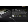 Batterieladegerät Nitecore Ci4 — universelles USB-Ladegerät für Lithium‑Ionen / NiCd / NiMH, 5/9/12V Eingang, 3A, Kunststoff, 0,1914 kg