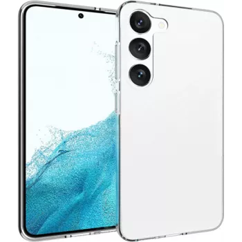 PEDEA Soft-TPU-Hülle für Samsung Galaxy S23 FE 5G Schwarz