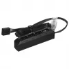 Lüfter-Hub DeepCool FH-04 – 20-poliger ATX auf 4× 3-pol Molex, 0,55 m Kabel, schwarz