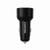 Auto-Ladegerät CANYON OnDrive 60 PD 60W 2xUSB-C — 60W Leistung, 2 USB-C-Anschlüsse, schwarz