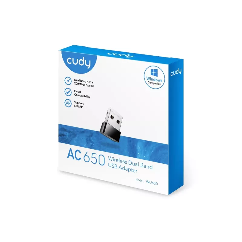 Cudy WU650 Netzwerkkarte WLAN 433 Mbit/s