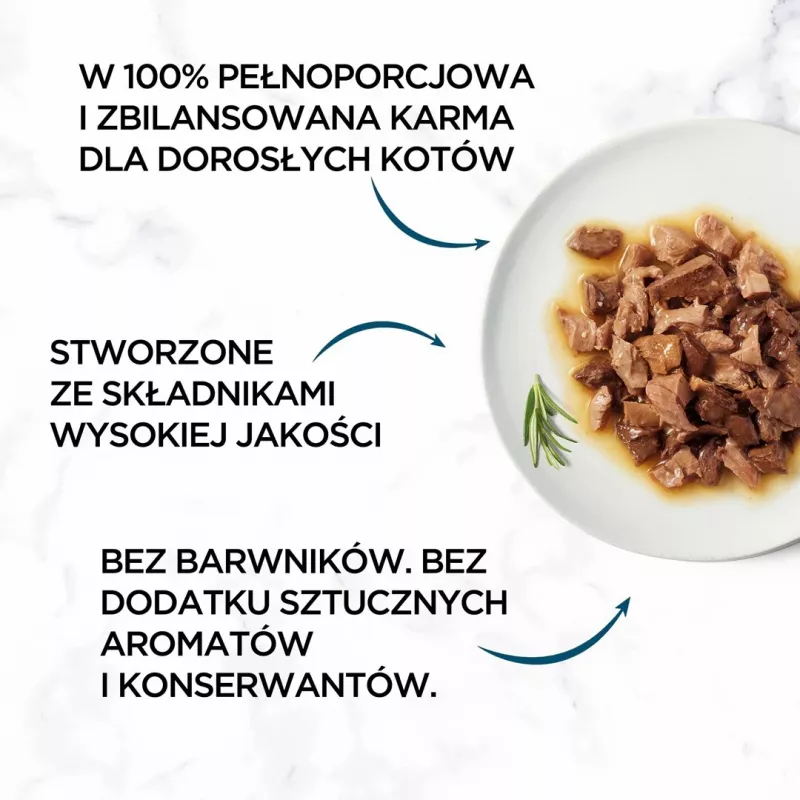 Purina Gourmet Perle Nassfutter für Katzen, 85 g