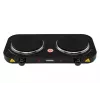Mesko Home MS 6509 Kochfeld, Schwarz, Arbeitsplatte, Geschlossene Platte, 2 Zone(n)