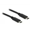 USB Type-C Kabel DeLOCK Type-C 2.0 1m Schwarz