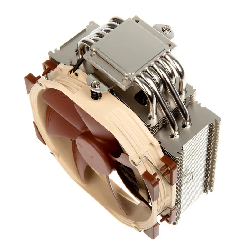 Noctua NH-U14S Computer-Kühlkomponente Prozessor-Kühler 12 cm Braun, Edelstahl