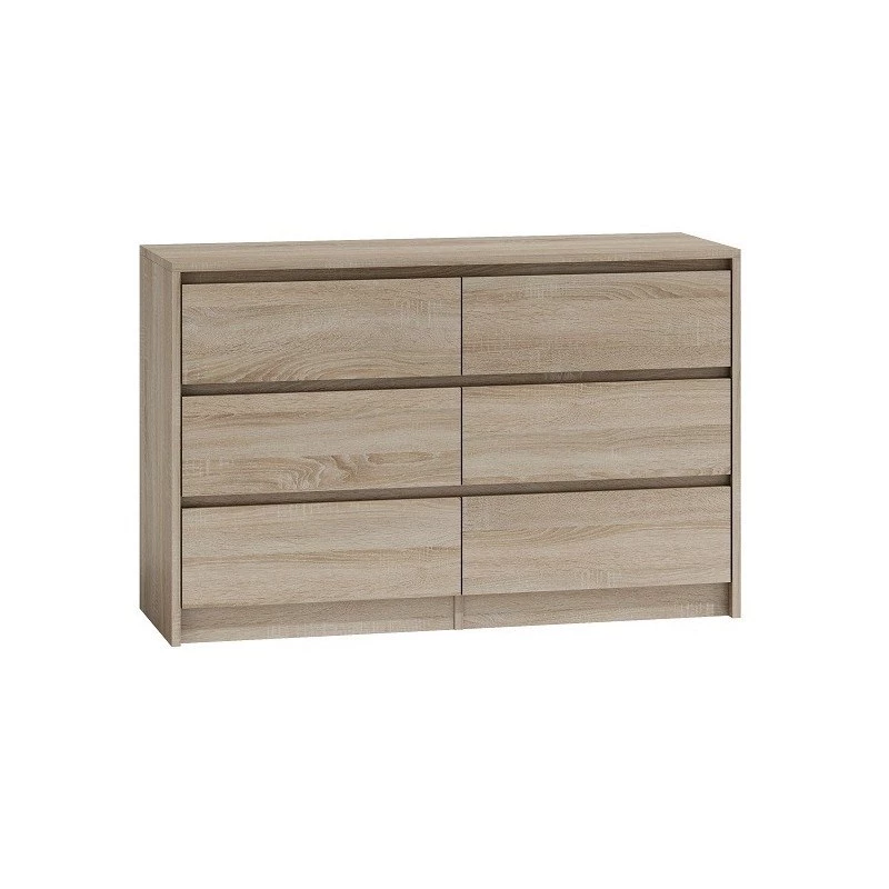 Topeshop K120 SONOMA 2X3 Kommode