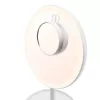 Freistehender LED-Schminkspiegel ETA Fenité rund 20 cm, Touch-Steuerung, USB, integrierte LiPo-Batterie