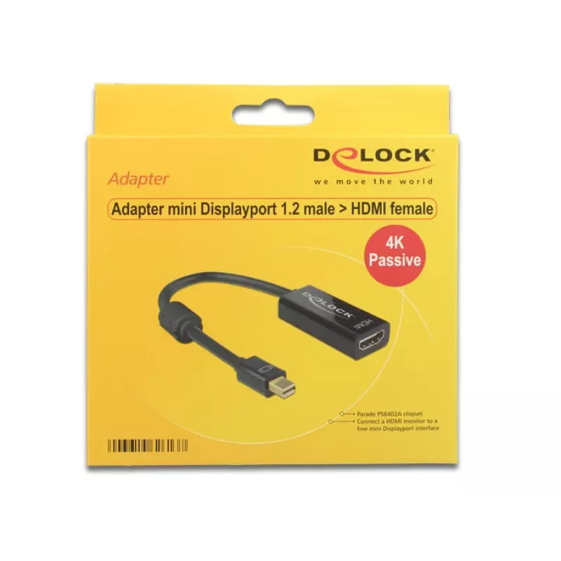 Videokabel-Adapter DeLOCK 62613 Mini DisplayPort auf HDMI