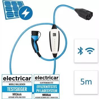 Ladestation NRGkick 32A Pure mit GSM, GPS und WLAN, 5 m Kabel