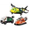 LEGO CITY 60505 Flugzeug, Service-LKW und Hovercraft