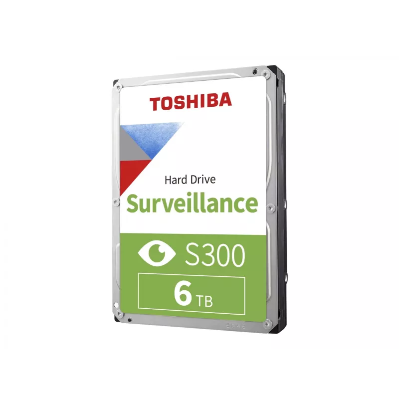 Toshiba S300 Surveillance 3.5 interne Festplatte SATA 6GB/s – 6 TB, 5400 U/min