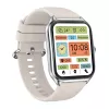 Smartwatch Zeblaze GTS 4 — 1,94 Zoll (4,93 cm) AMOLED 466×466 px, Touchscreen, Wi‑Fi, Metallgehäuse, Silikonarmband (Weiß)