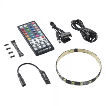 Universeller LED-Lichtstreifen CableMod CM-LED-30-D30RGBW-RK 300 mm für Innenräume