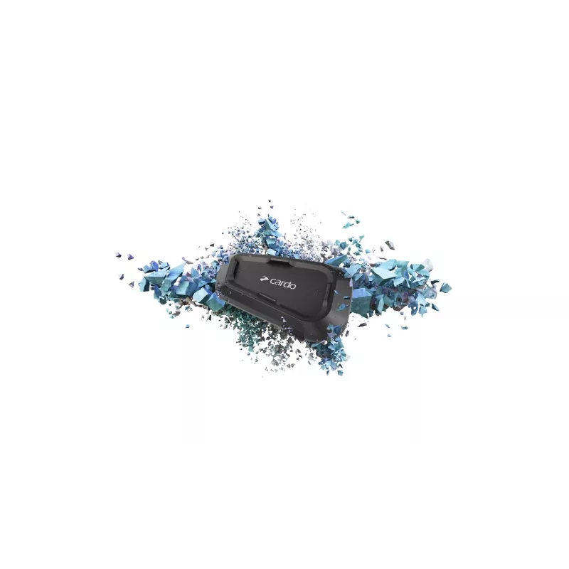 Cardo Spirit HD Motorrad-Intercom 2 Kanäle 600 m Schwarz