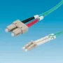 VALUE LWL-Kabel 50/125µm OM3, LC/SC, türkis 3m (21.99.8713)