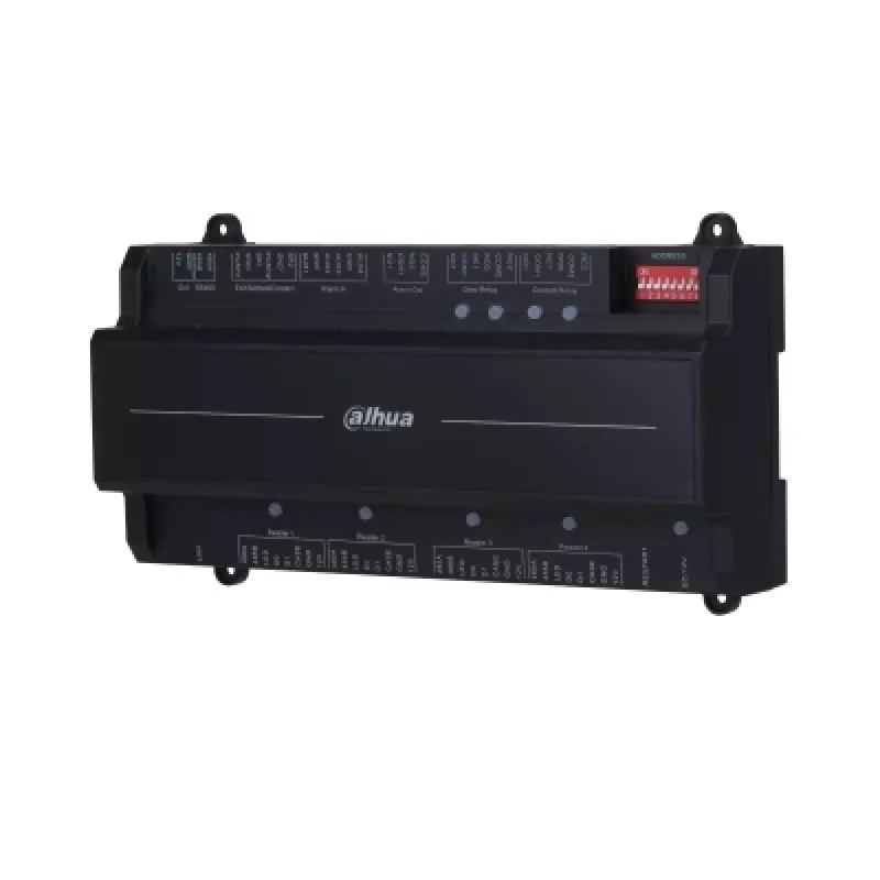 Sicherheitstürcontroller DAHUA ASC2202B-D — 2-Tür-Bare-Controller, 12 V, 1,4 A, RS-485, 210×50×106 mm