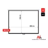 Projektionsleinwand Maclean MC-594 2,54 m (100 Zoll) 3:4
