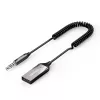 Audio-Empfänger UGREEN CM309 Bluetooth 5.0 USB mit 3,5 mm AUX-Klinke, schwarz, 20–20000 Hz