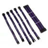 Kolink Core Adept Braided Kabel Extension Kit - Jet Schwarz/Titan Lila