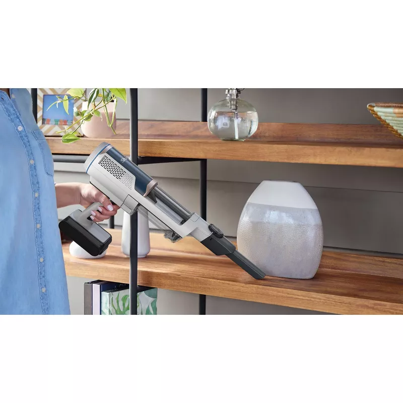 Sharkclean BU3521EU Stabstauger/Elektrobesen 2-in-1 Stabstauger Akku Trocken Beutellos 21,6 W Blau, Weiß