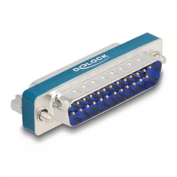 DeLOCK RF/EMI-Entstörfilter D-Sub 25-polig Stecker auf Buchse Tiefpass induktiv