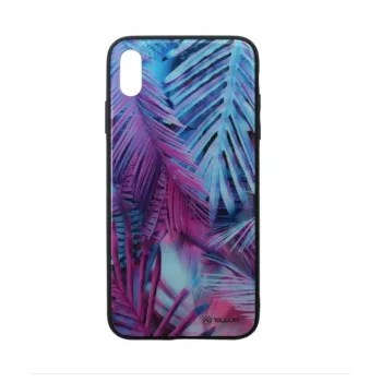 Schutzhülle aus Glas Tellur für iPhone XS Max mit gedrucktem Palmen-Design