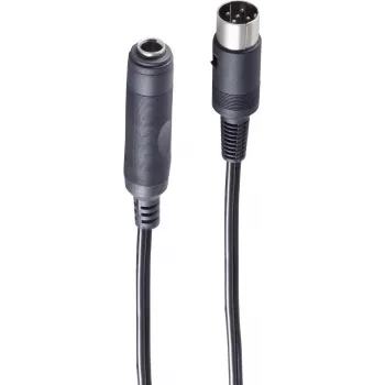 Audiokabel ShiverPeaks BS30201 0,2 m DIN (5-polig) 6,35 mm Schwarz