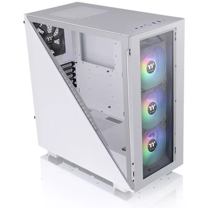PC-Gehäuse Thermaltake Divider 300 TG Snow ARGB Midi Tower Weiß