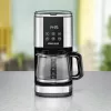 Filterkaffeemaschine Rommelsbacher FKM1000, 1,5 L Wassertank, 12 Tassen, Edelstahl/Schwarz