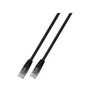 EFB-Elektronik RJ45 Patchkabel Cat.6 U/UTP PVC CCA schwarz 5m Hersteller: EFB Elektronik (K8100SW.5)