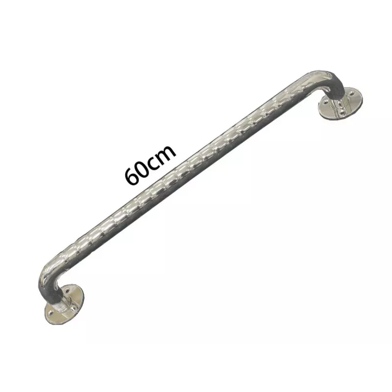Edelstahl-Handlauf, gewellt, für Badezimmer, 60 cm