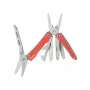 Multitool Nextool NE20051 10-in-1 kompakt, Edelstahl, rot, 78 g, 6,2 cm zusammengeklappt