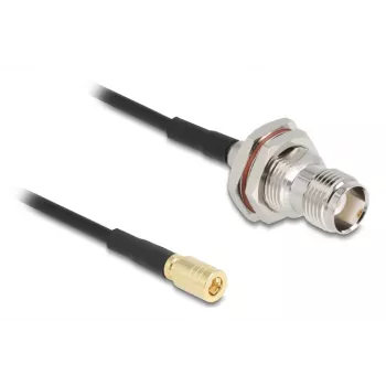Delock Antennenkabel TNC Buchse auf SMB Stecker RG-174 20 cm (90724)