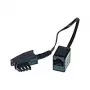 Telefonkabel Helos 014149 0,2 m Schwarz