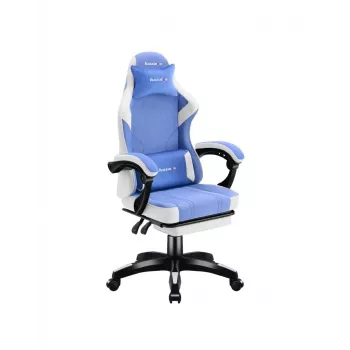 Gaming-Stuhl huzaro Force 3.7 Blau — ergonomisches Design, höhenverstellbar