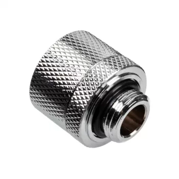 Alphacool Eiszapfen Connector gerade G1/4 Zoll AG auf 16/10mm - Chromsilber