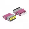 Glasfaserkoppler DeLOCK 86906 LC Quad Buchse auf LC Quad Buchse Multimode violett
