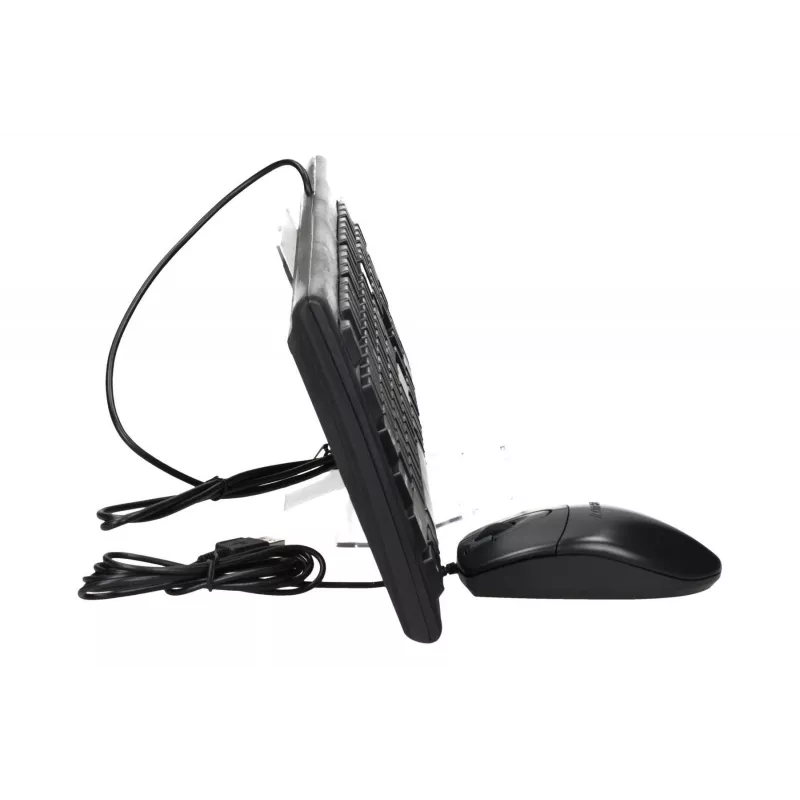 A4Tech KM-72620D - Tastatur-Maus-Set - USB - US - Schwarz
