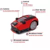 Power X-Change Rasenroboter FREELEXO CAM PLUS 600 (Rot/Schwarz, Li-Ion Battery Plus 4,0Ah, Kamera + Sensor)