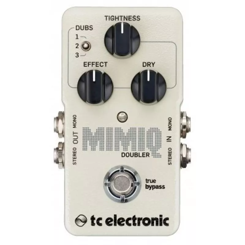 Gitarren-Effektpedal TC Electronic Mimiq Doubler — Kompakter True-Bypass-Doubler