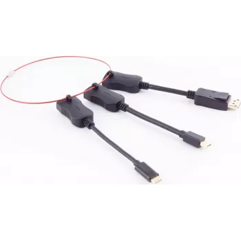 shiverpeaks HDMI-A-Adapter-Set, Displayport/ Mini-Displayport/ USB-C-Stecker, 4K60Hz (BS10-01020)