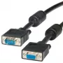 VGA-Kabel ROLINE HQ 10m HD15 M - HD15 F